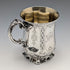1864 British antique sterling silver mug 131g Edward & John Barnard
