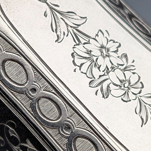 1864 British antique sterling silver mug 131g Edward & John Barnard