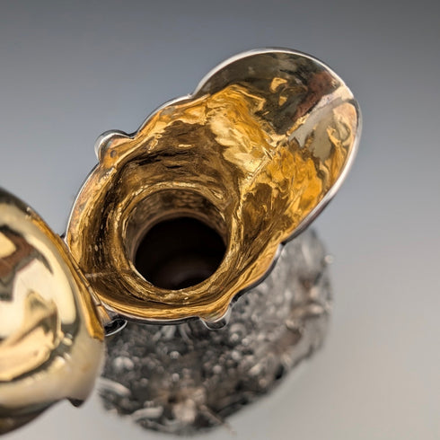 【お取り寄せ品】1893 英国アンティーク 純銀製 クラレットジャグ 900g Mappin&Webb