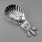 1981 British vintage sterling silver tea caddy spoon Roberts & Belk