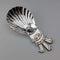 1981 British vintage sterling silver tea caddy spoon Roberts & Belk
