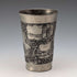 Vintage German pewter beaker cup