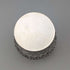 1905 British antique pure silver lid and cut glass inkwell Colen Hewer Cheshire