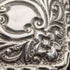 1893 British antique sterling silver fan-shaped box, 14g, Joseph Whitten