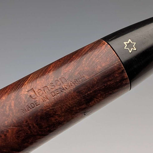 Nordic vintage wooden estate pipe Georg Jensen
