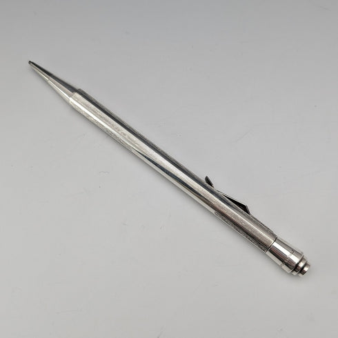 英國復古終身純銀自動鉛筆,附紙盒和說明書