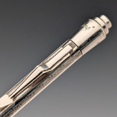 英國復古終身純銀自動鉛筆,附紙盒和說明書