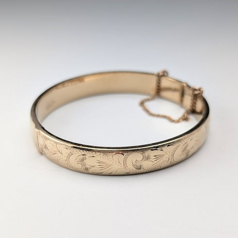 英國復古 9 克拉黃金捲金手環/手鍊 EXCALIBUR