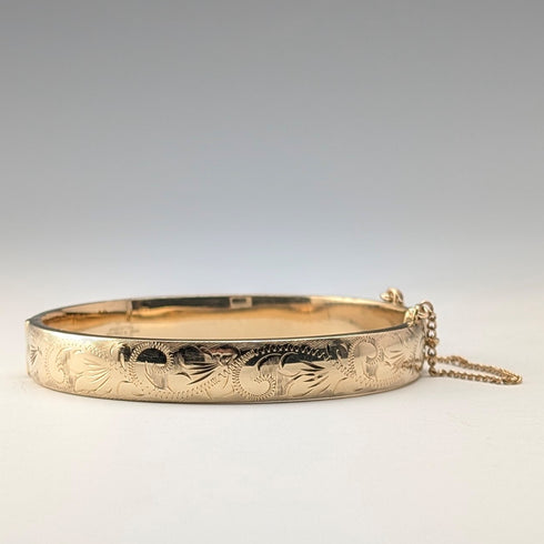 英國復古 9 克拉黃金捲金手環/手鍊 EXCALIBUR