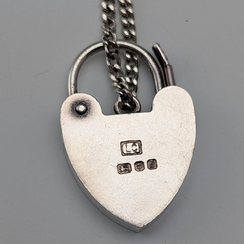 1976 年英國復古純銀門手鍊 27 克 LC