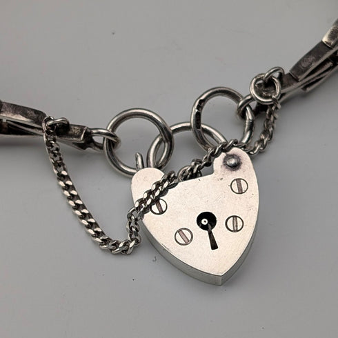 1976 年英國復古純銀門手鍊 27 克 LC