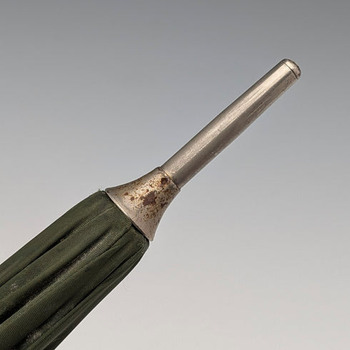 英国ヴィンテージ 小型アンブレラ 樹脂製ハンドル グリーン 63cm St Michael