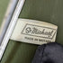 Vintage British small umbrella with plastic handle, green, 63cm, St Michael