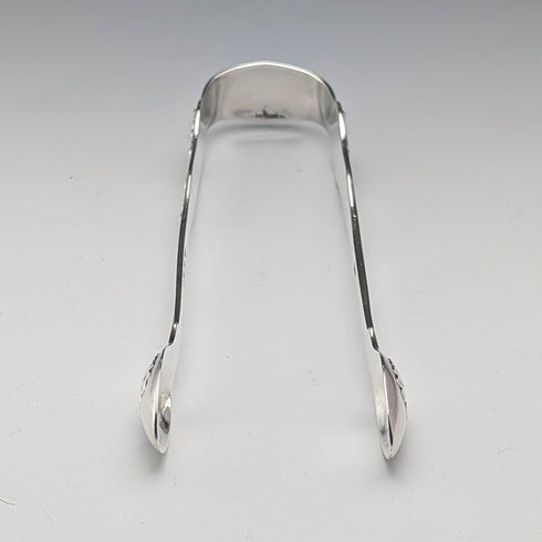 1827年 英国アンティーク 純銀製シュガートング 64g WC