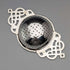 Vintage British silver plate tea strainer