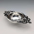 Vintage British silver plate tea strainer