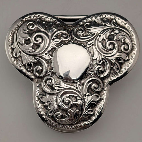 1900 British antique sterling silver ring box 103g John Edward Wilmot