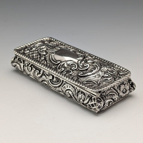 1895 年英國古董純銀盒 75 克亨利查爾斯弗里曼