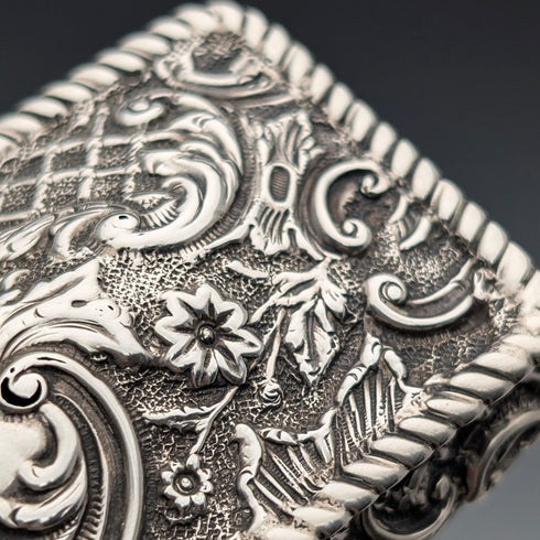 1895 年英國古董純銀盒 75 克亨利查爾斯弗里曼