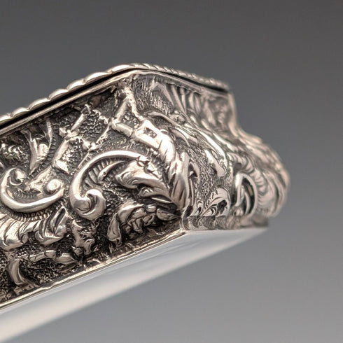 1895 年英國古董純銀盒 75 克亨利查爾斯弗里曼