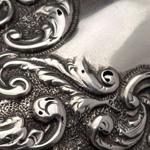 1895 British antique sterling silver box 75g Henry Charles Freeman