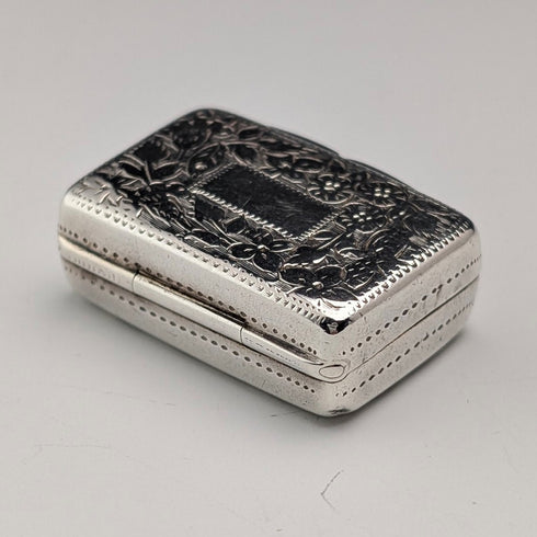 1833年 英国アンティーク 純銀製 ヴィネグレット Thomas Shaw