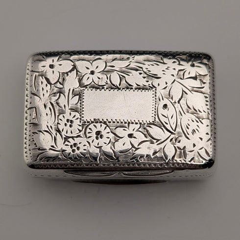 1833年 英国アンティーク 純銀製 ヴィネグレット Thomas Shaw