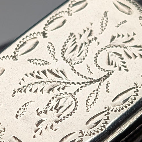 1833年 英国アンティーク 純銀製 ヴィネグレット Thomas Shaw