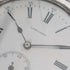 Circa 1902 Antique Longines Pocket Watch with Warrior & Ship Engravings, Silver Side Hunter Case, Good Working Condition