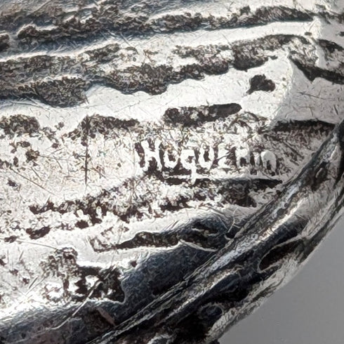 1902年頃 アンティーク ロンジン 懐中時計 戦士&船彫刻 銀側ハンターケース 動作良好