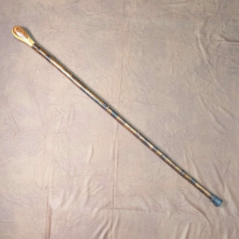 復古棕色軸 Rondelle 手柄手杖 93 厘米