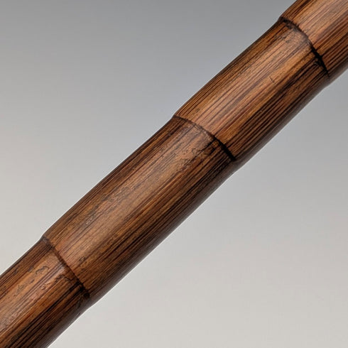 1902年 英国アンティーク 純銀クラッチハンドル ステッキ 杖 88cm J Howell&Co