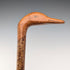 Vintage Brown Shaft Duck Head Handle Travel Walking Stick 91cm
