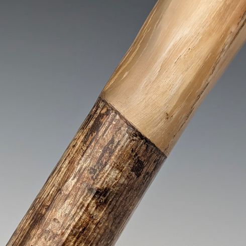 【ご注文品】英国スコットランド 紳士用 ホーンハンドル 羊飼いステッキ 杖 133cm