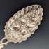 Late 19th Century British Antique Silver Plate Berry Spoons Pair in Case