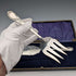 Late 19th Century British Antique Silver Plate Serving Cutlery Pair in ABS Case