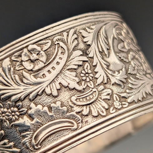 英国アンティーク シルバープレート製 ナプキンリング 6個セット