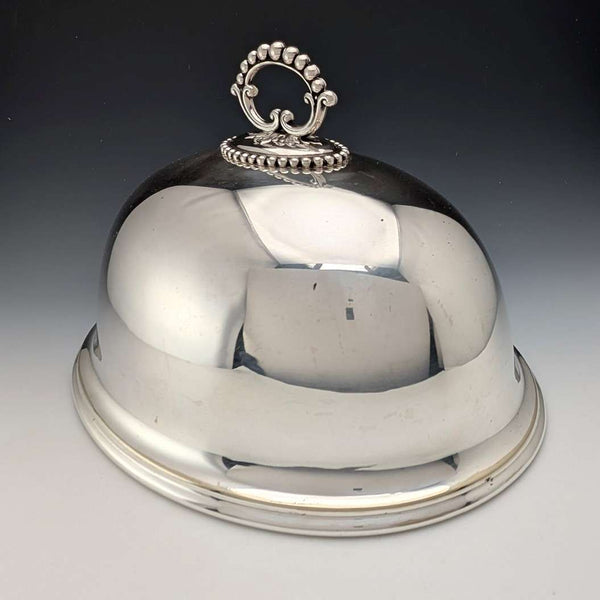 英国アンティーク シルバープレート製 小型クロッシュ Mappin&Webb