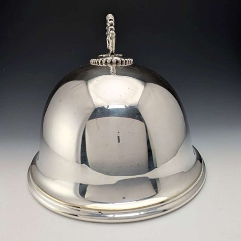 英国アンティーク シルバープレート製 小型クロッシュ Mappin&Webb