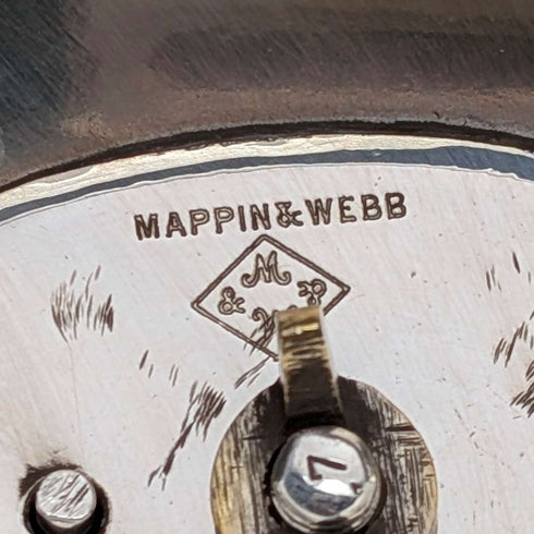 英国アンティーク シルバープレート製 小型クロッシュ Mappin&Webb