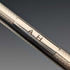 British Vintage Yard O' Red Rolled Silver Push-Pull Pencil