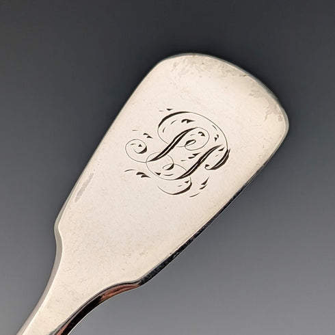 1834年 英国アンティーク 純銀製 ティーキャディースプーン John, Henry&Charles Lias