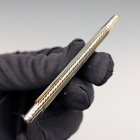 英国アンティーク 白蝶貝ハンドル ダブルブレード ペンナイフ