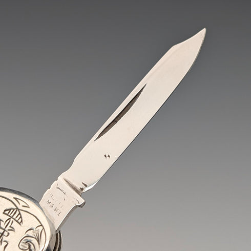 1958年 英国ヴィンテージ 純銀ハンドル マルチツール George Ibberson