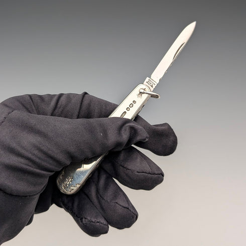 1958年 英国ヴィンテージ 純銀ハンドル マルチツール George Ibberson