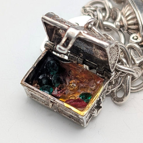 1979 英國復古純銀吊飾手鍊 33 克