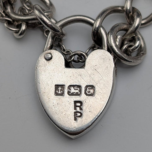 1979 英國復古純銀吊飾手鍊 33 克