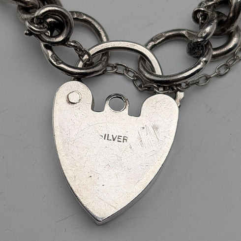 約 1970 年英國復古純銀吊飾手鍊 40 克