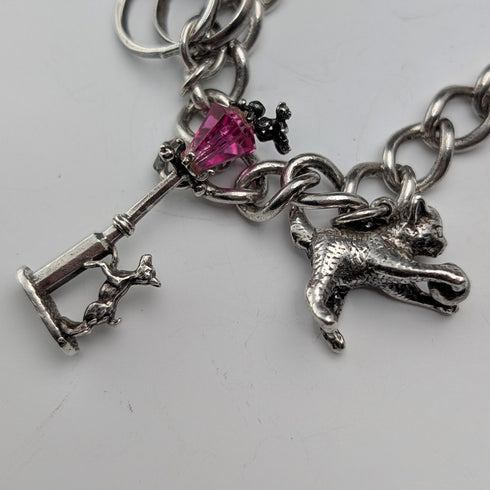 1971 英國復古純銀吊飾手鍊 42 克