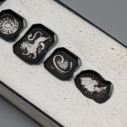 1977 年英國純銀禧年錠吊墜 28 克帶項鍊 MPM